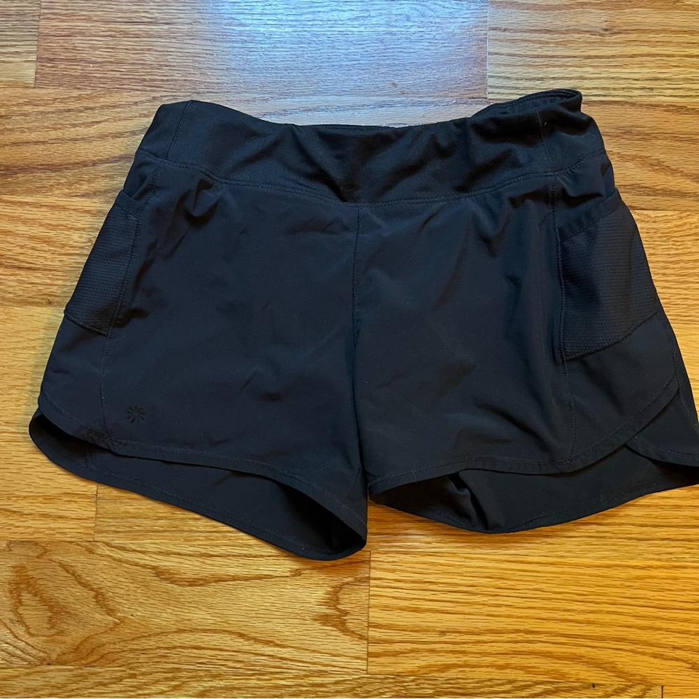 Athleta girl record breaker 3” short in black size large / 12